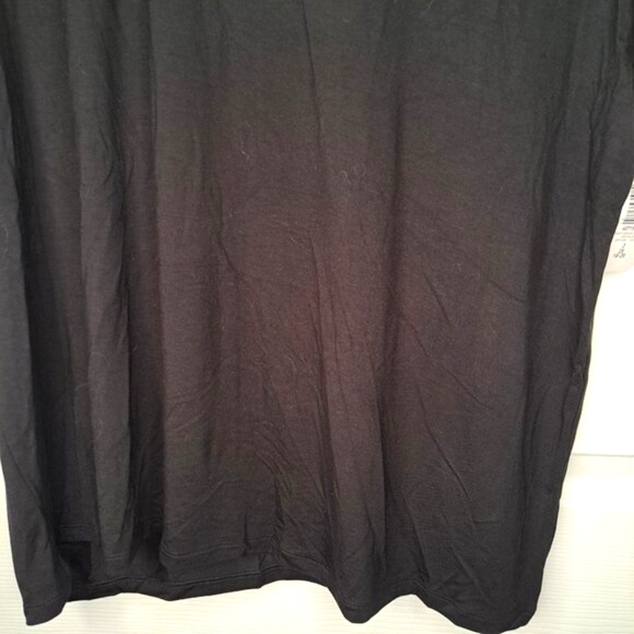 NEW Torrid Super Soft Black Tee with Lace Shoulders Plus Size 2 - Picture 4 of 7